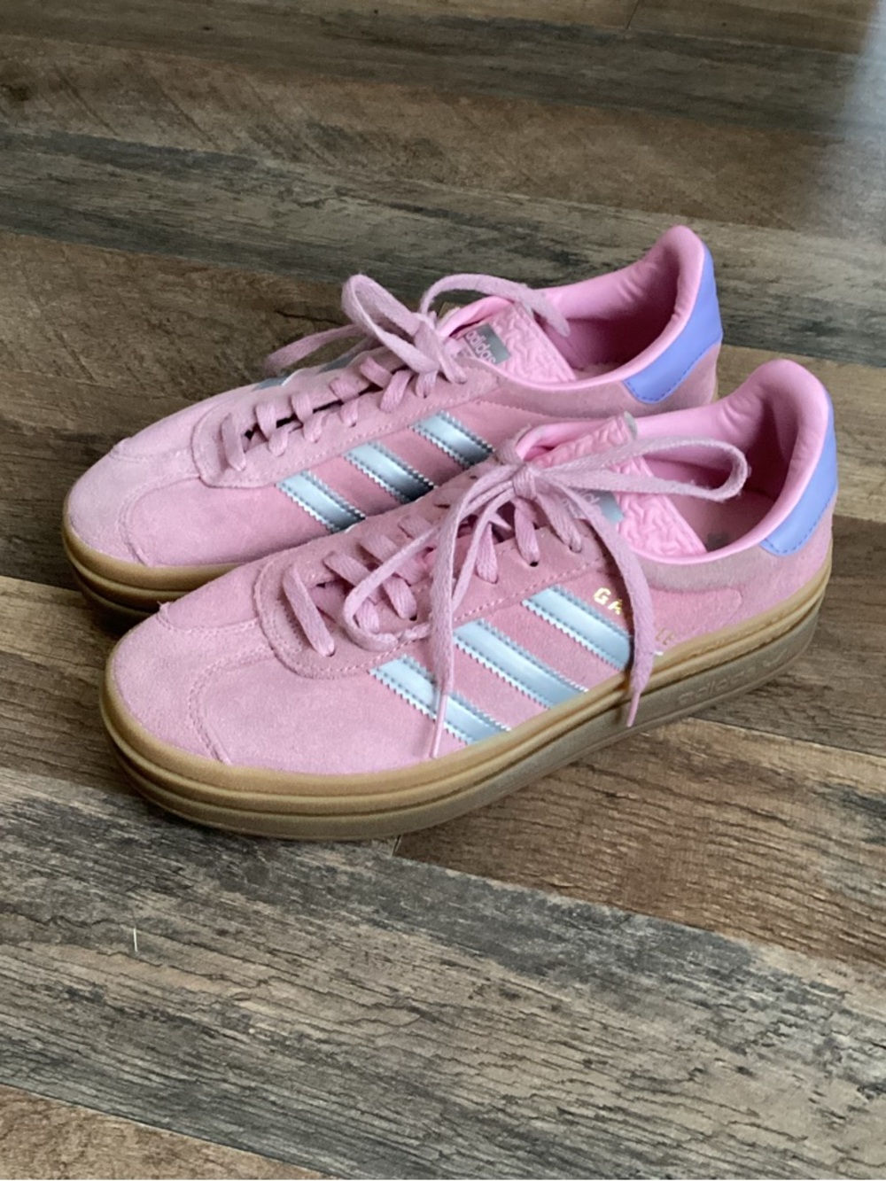 Adidas Gazelle Bold suede sneakers